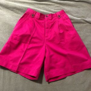 Vintage Lizsport Mom Shorts - Hot Pink